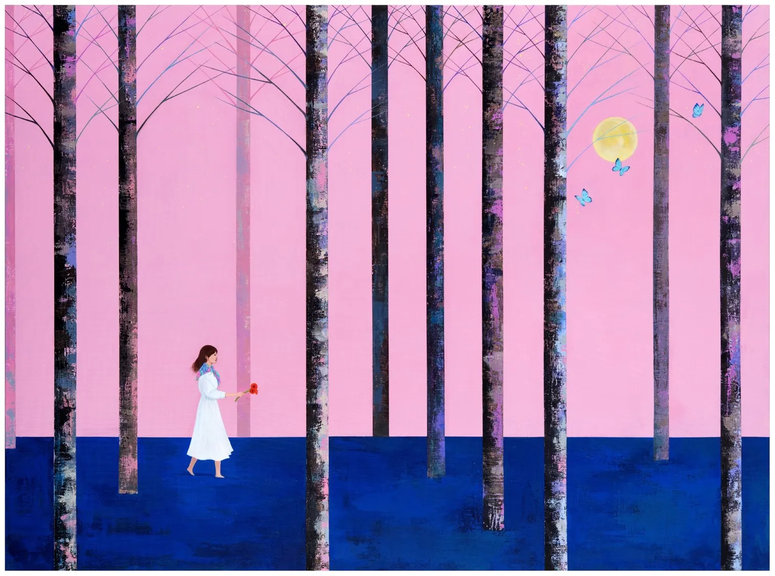 A Journey of One's Own - I'll Come to You #5, acrylic on canvas, 130×97cm
