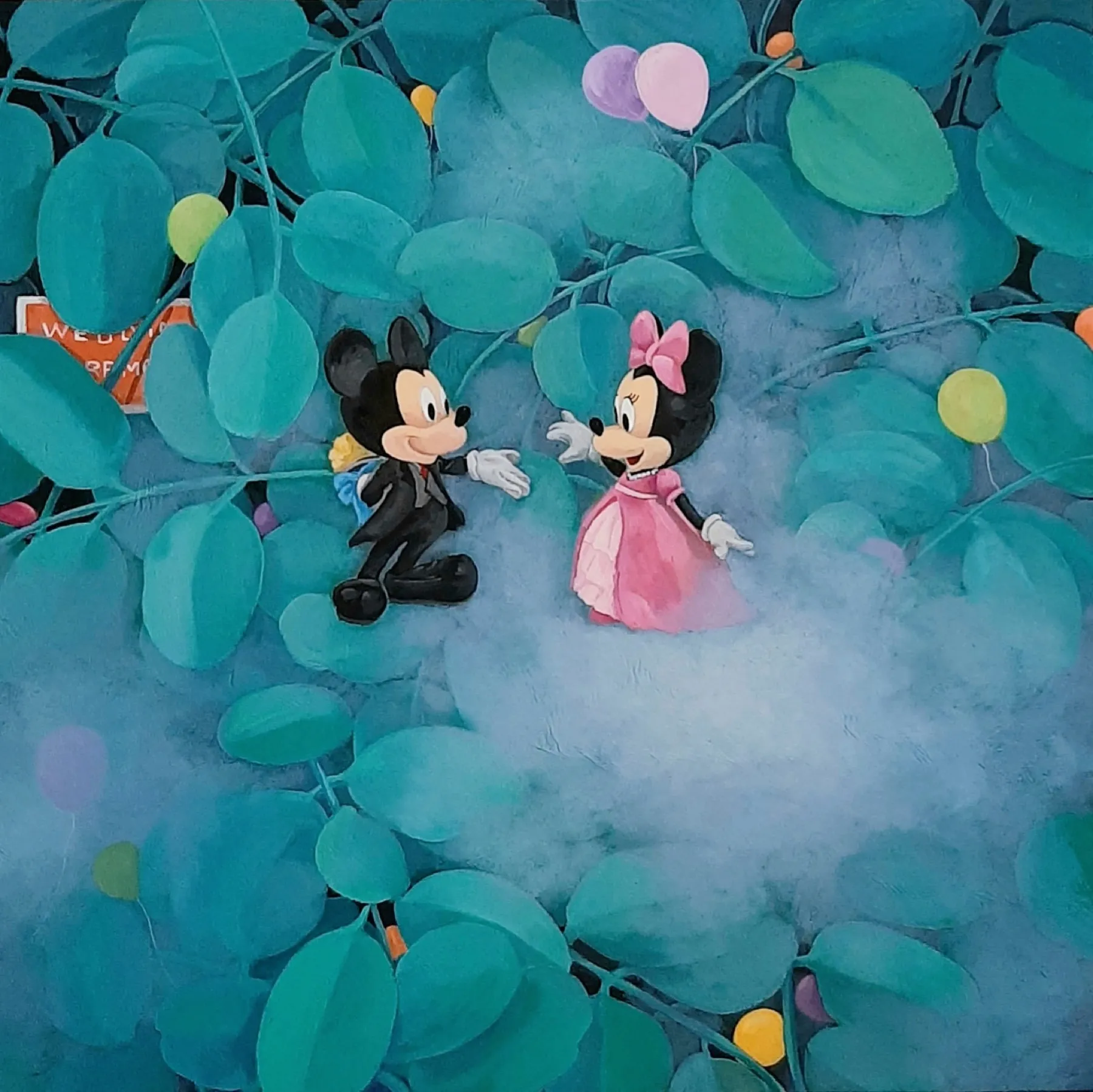 Hidden World-My Toy Land, 30×30cm, Acrylic on Korean Paper