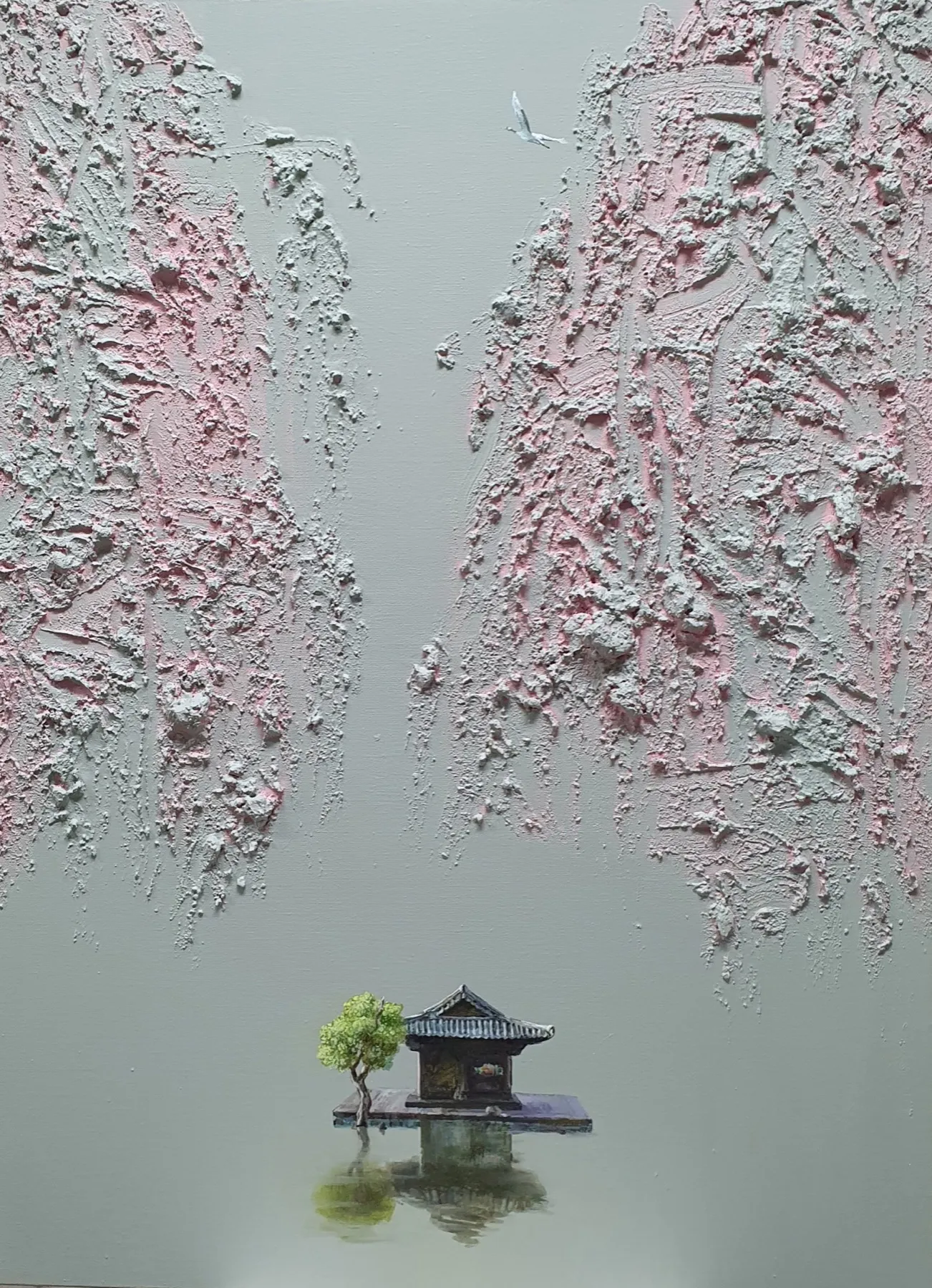 Contemplation, 530×730mm, acrylic on canvas