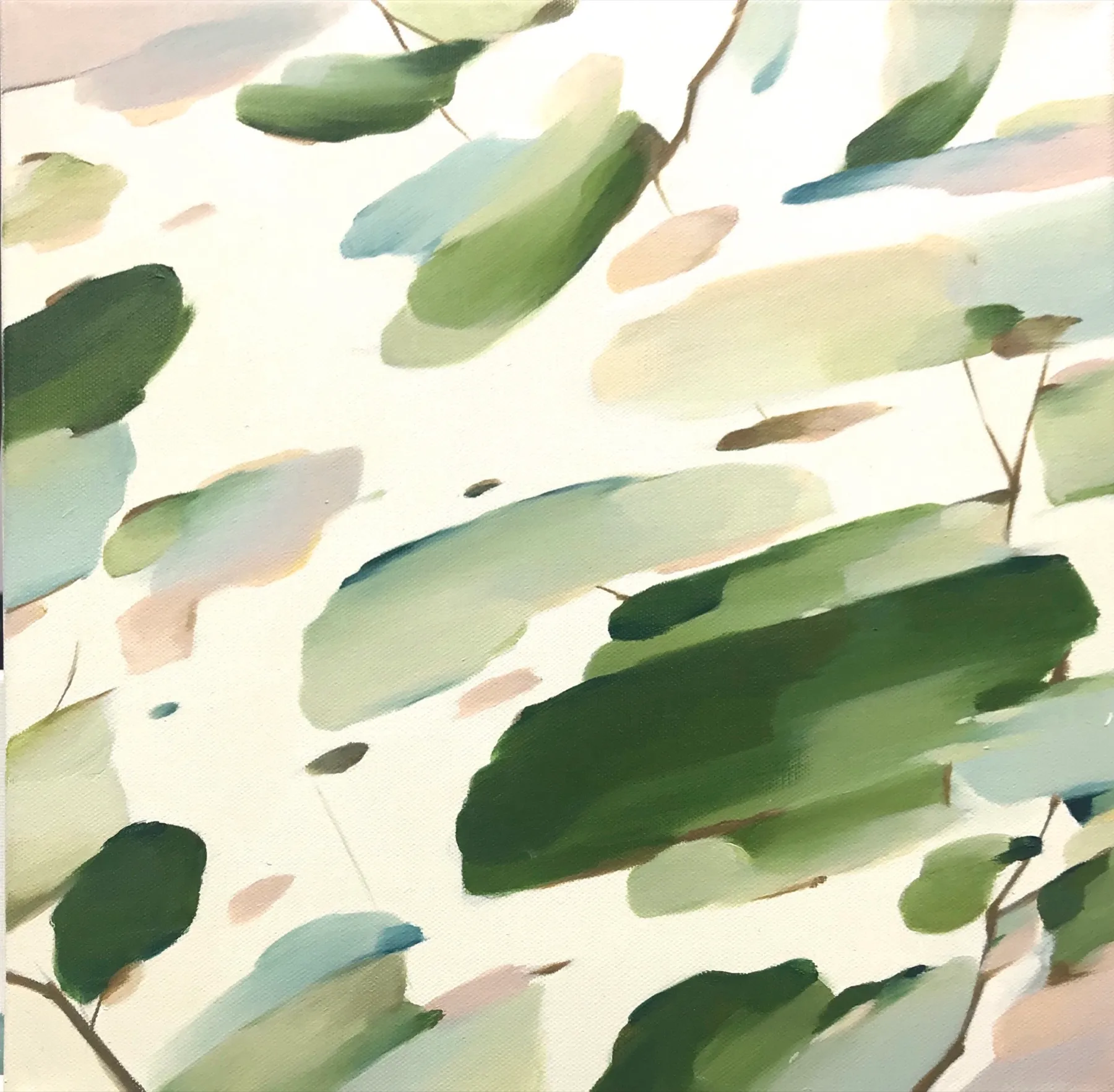 Memory of Nature series 6, 30x30cm, oil on canvas