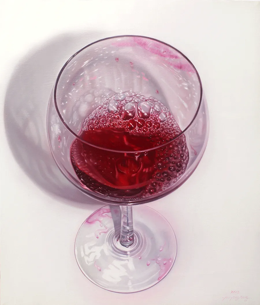 Good Evening, 72.7×60.6cm, oil on canvas
