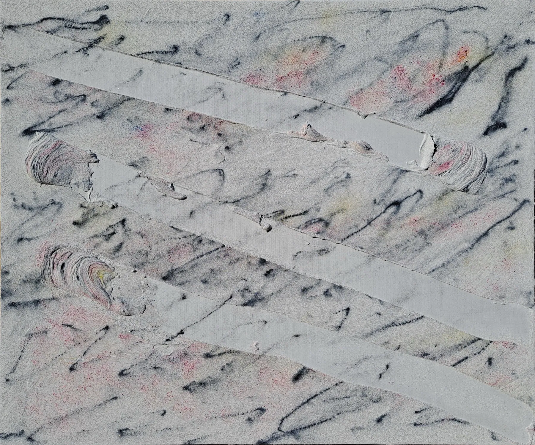 Prainting IV, 60.6×72.7cm, mixed media on canvas
