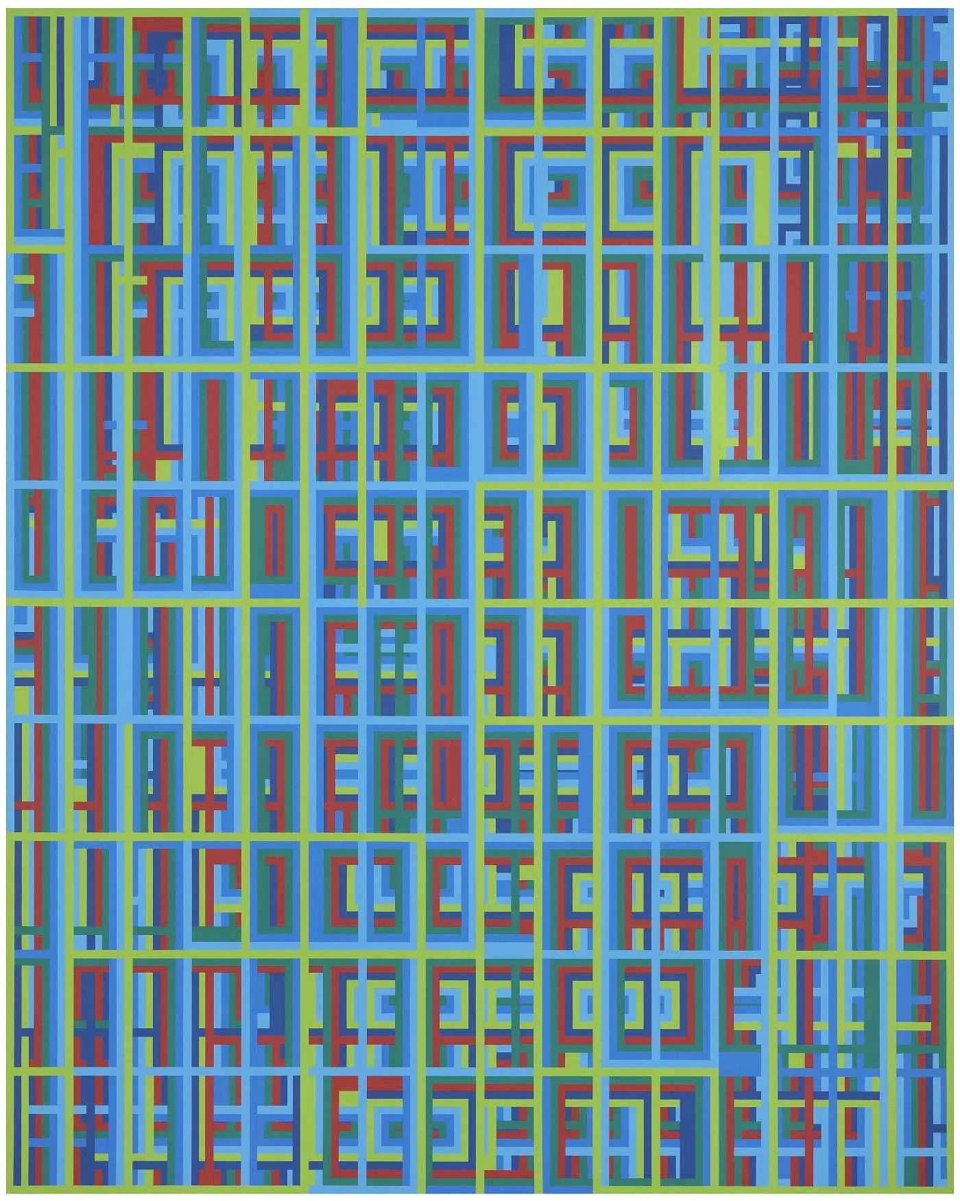 13_Absence of Lines 21-1, 162×130.3cm, mixed media on canvas