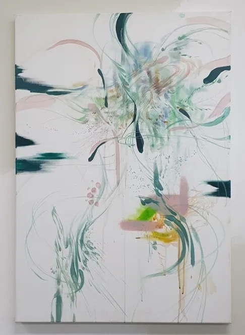 Untitled, Watercolor, acrylic on canvas, 100×70cm