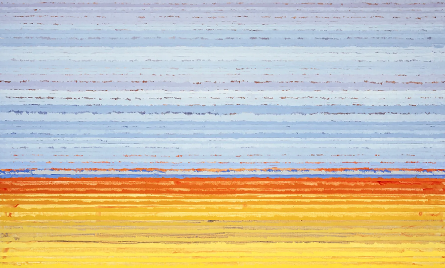 Strata Landscape 8, 97×162cm, acrylic and oil on canvas