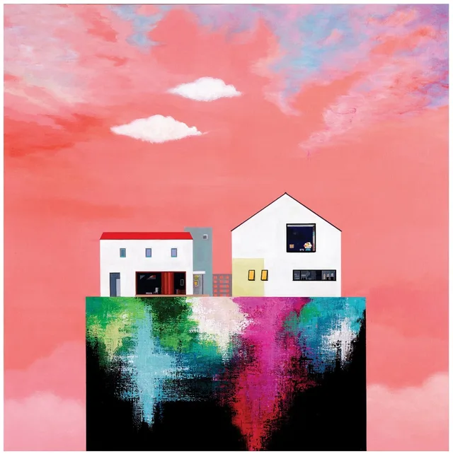Home#5, Acrylic on canvas, 91×91cm