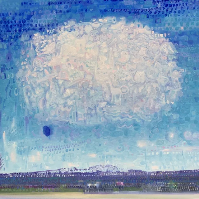 하늘이야기, 72.7×72.7cm, Oil on Linen