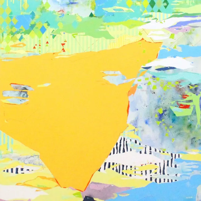 따뜻한 바람, Acrylic on canvas, 130×130cm