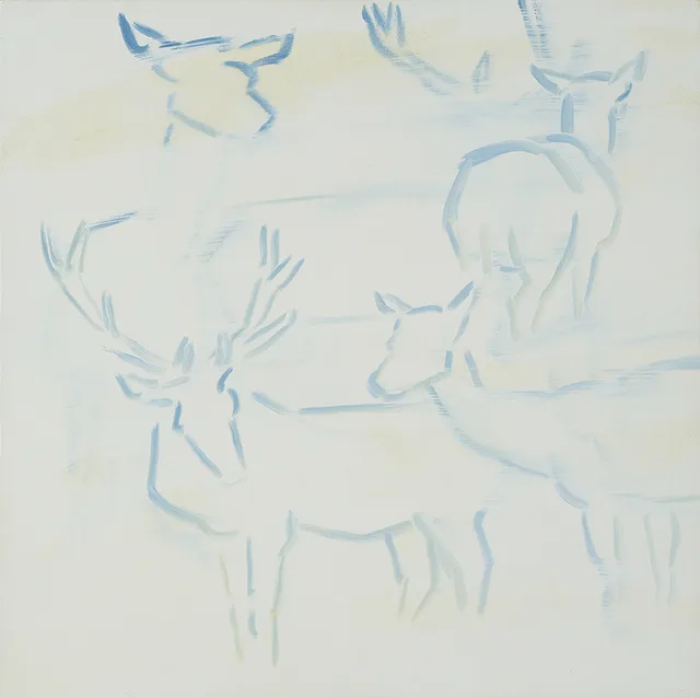 From an island-20012, Oil on canvas, 38×38cm
