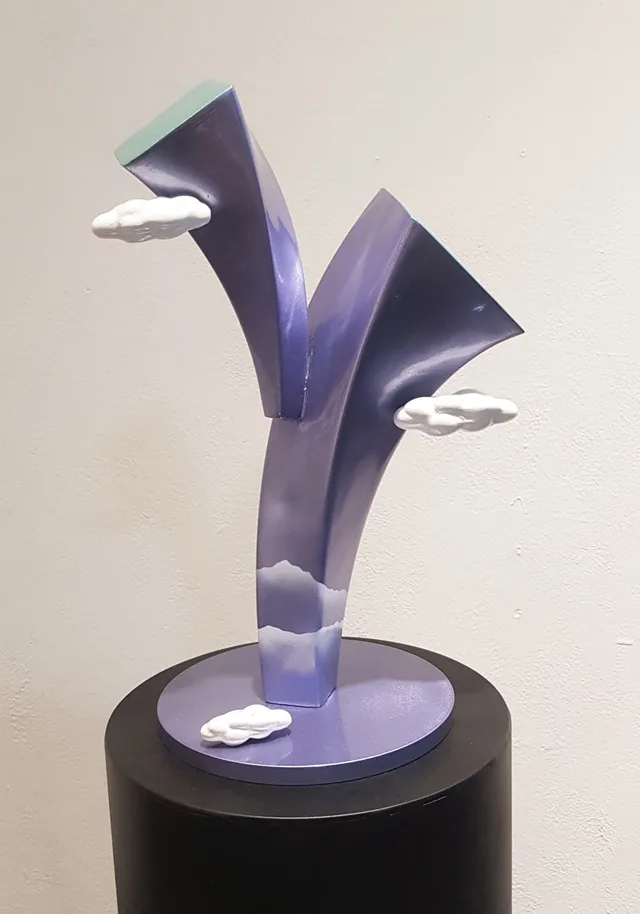 내면속의 풍경, 스테인리스 스틸, 21×16×34(h)cm