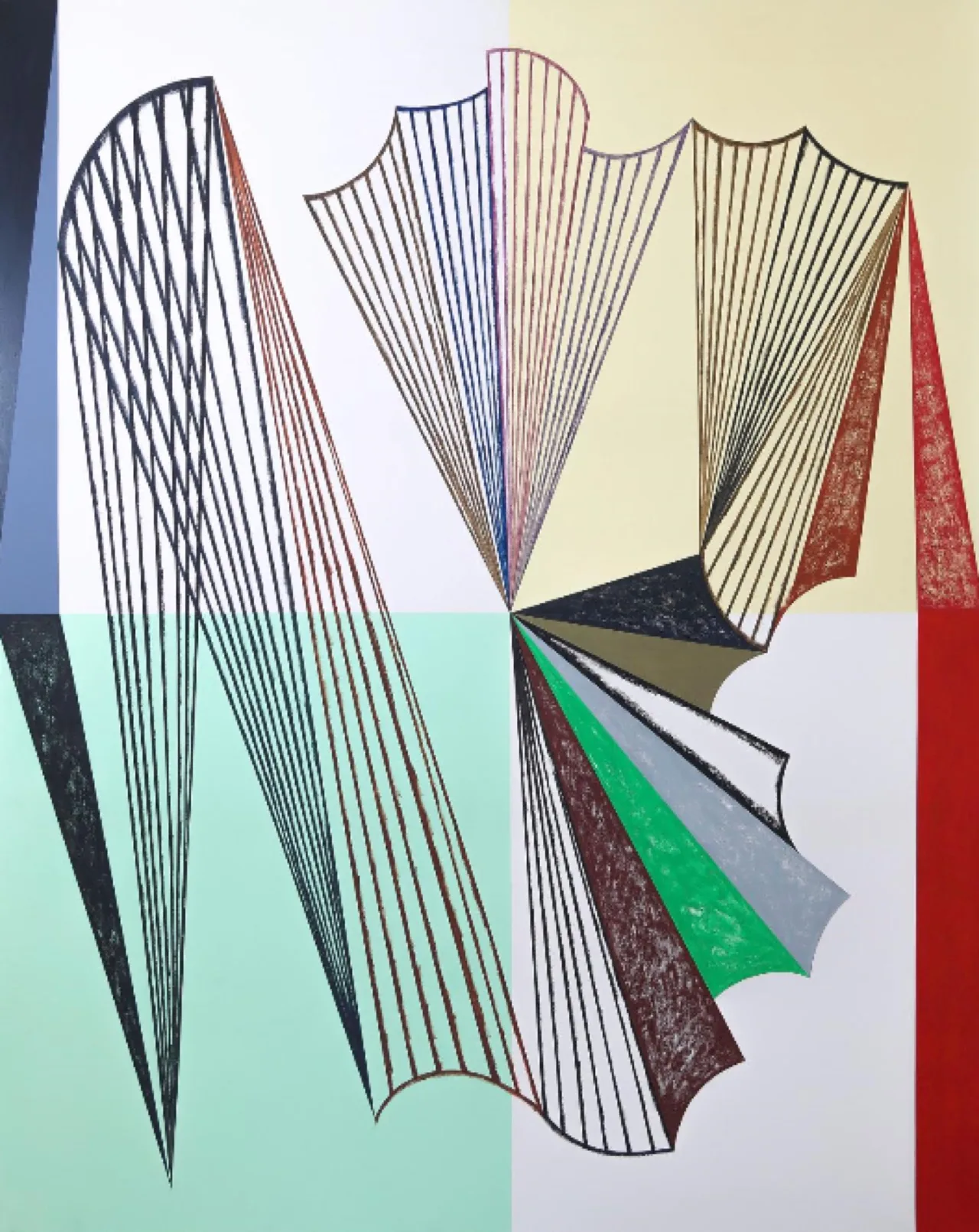 No. 9, 226×180cm, Acrylic on canvas