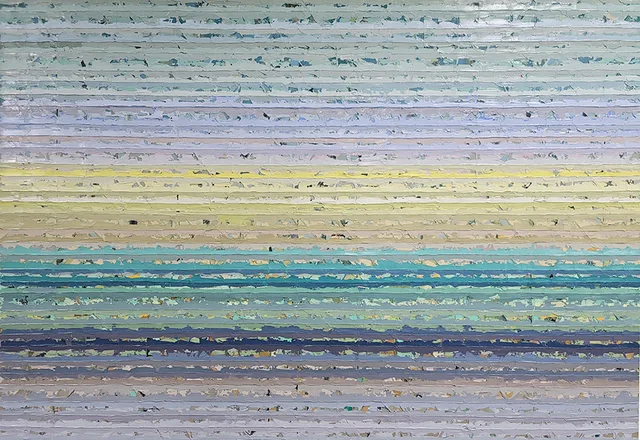 Strata Landscape 14 (적층풍경 14), 81×116.5cm, Acrylic and oil on canvas